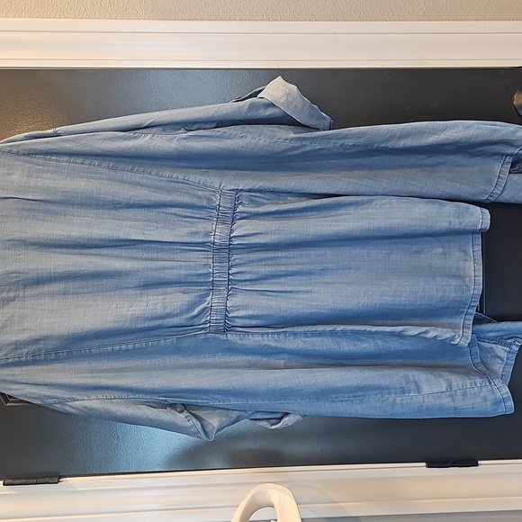 Ruby Rd. Chambray Cardigan Jacket - Picture 3 of 5